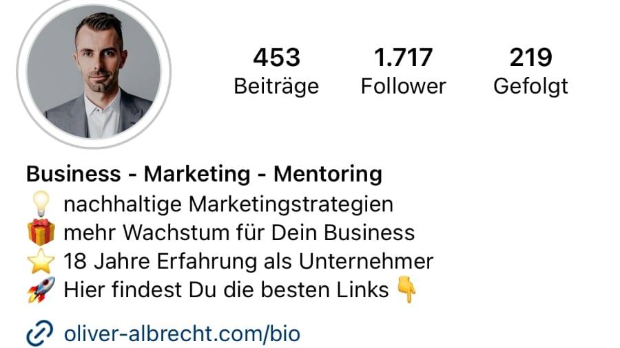 Oliver Albrecht Instagram Profil